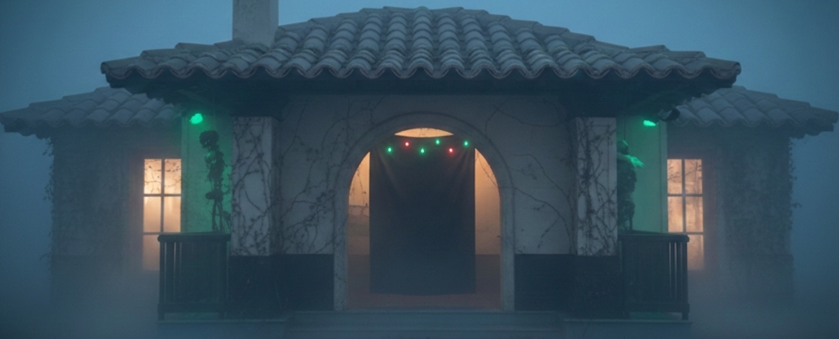 The Curley's Haunt entrance at Concord Mall in Wilmington Delaware